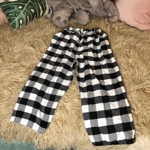 B&W CHECKERED PANTS